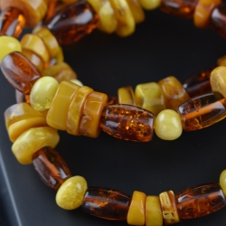 Mix light colors Amber bracelet